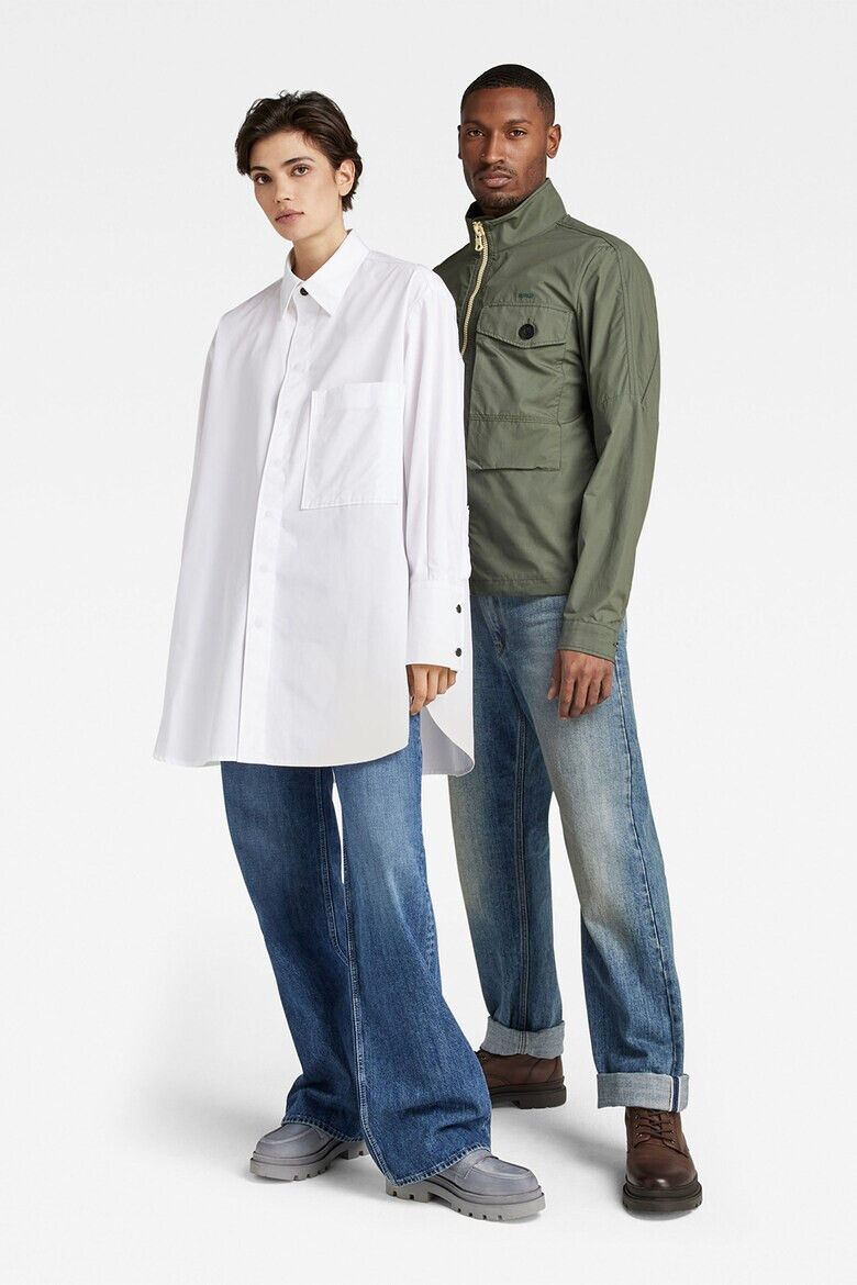 G-Star RAW Памучно яке с джобове с капаче - Pepit.bg