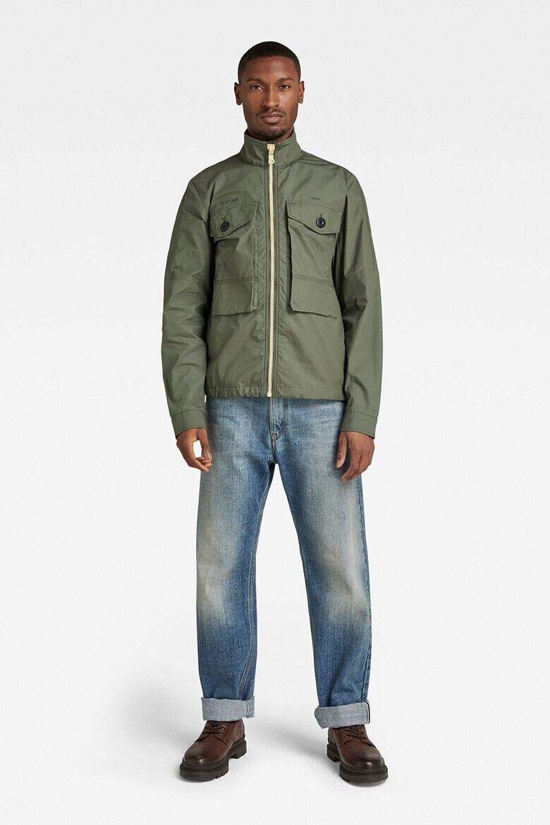 G-Star RAW Памучно яке с джобове с капаче - Pepit.bg