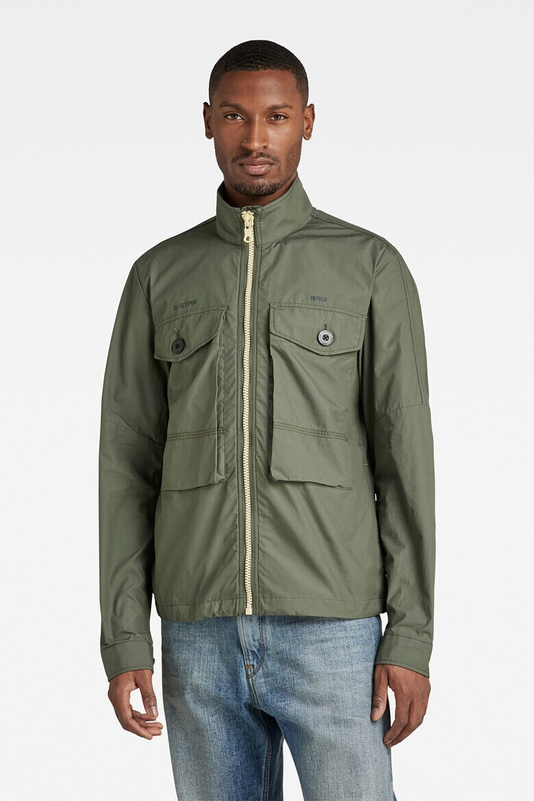 G-Star RAW Памучно яке с джобове с капаче - Pepit.bg