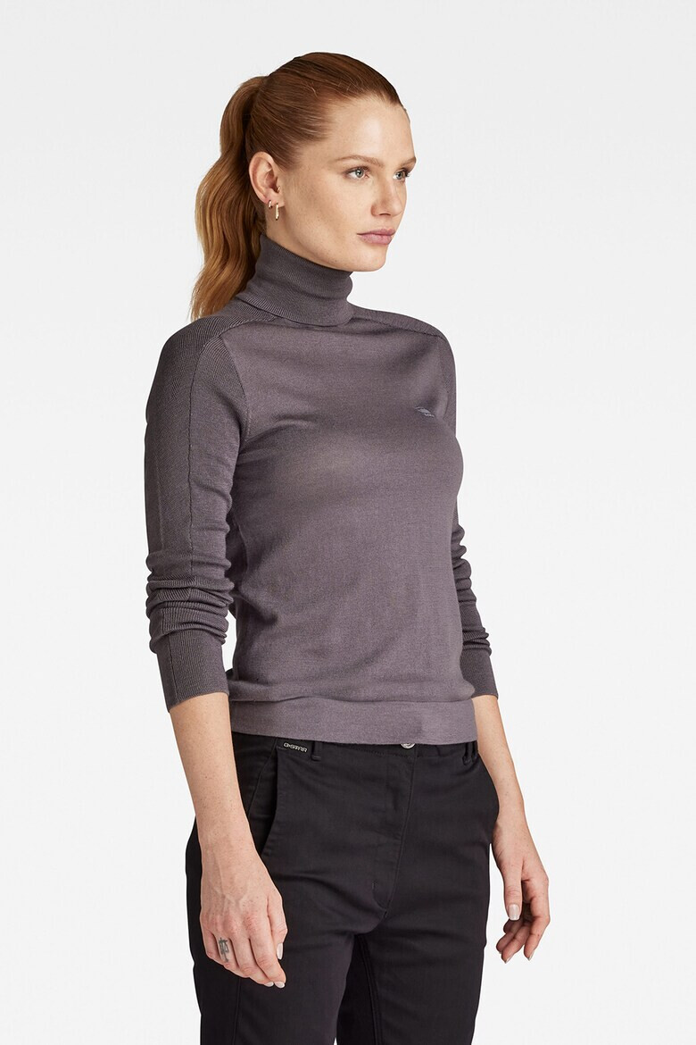 G-Star RAW Поло Core от мерино - Pepit.bg