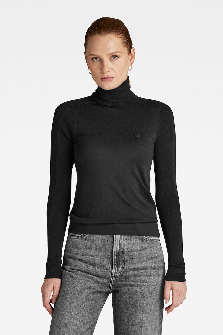 G-Star RAW Поло Core от мерино - Pepit.bg