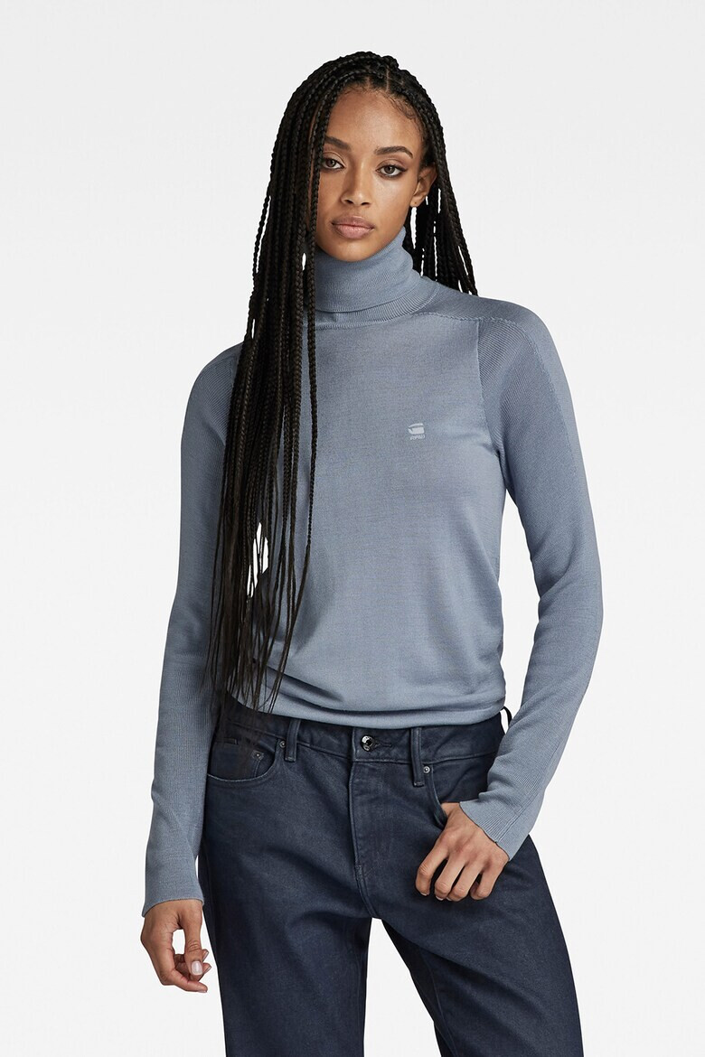 G-Star RAW Поло Core от мерино - Pepit.bg