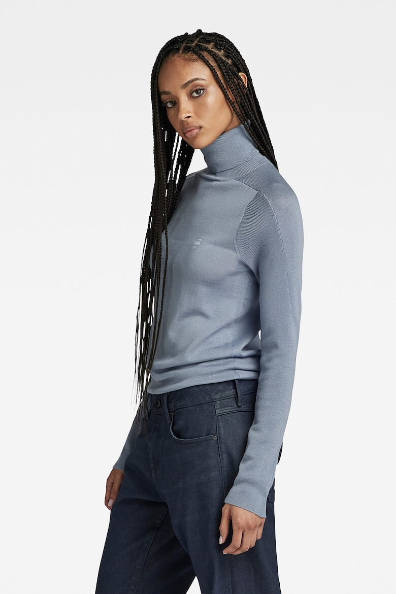 G-Star RAW Поло Core от мерино - Pepit.bg