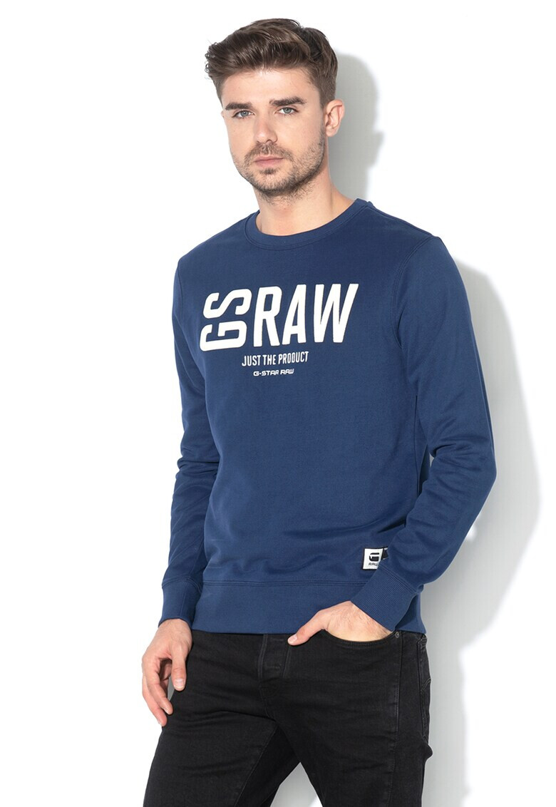 G-Star RAW Прав суитшърт с апликации - Pepit.bg