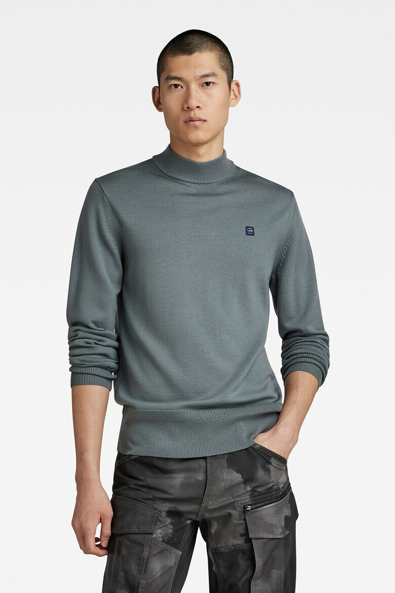 G-Star RAW Пуловер Premium Core от мерино - Pepit.bg