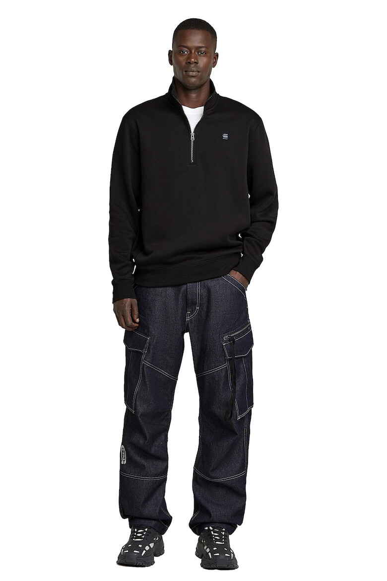 G-Star RAW RAW Суитшърт Premium Core с къс цип - Pepit.bg