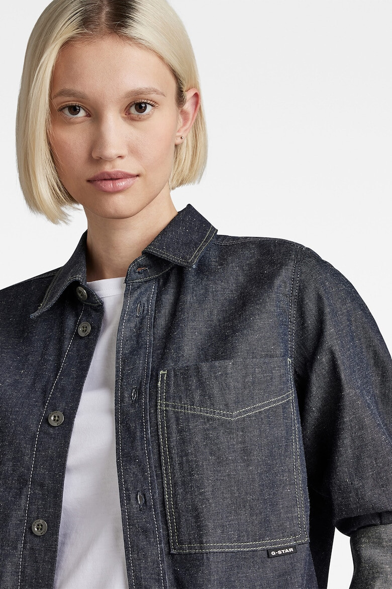 G-Star RAW Риза с джоб отпред - Pepit.bg