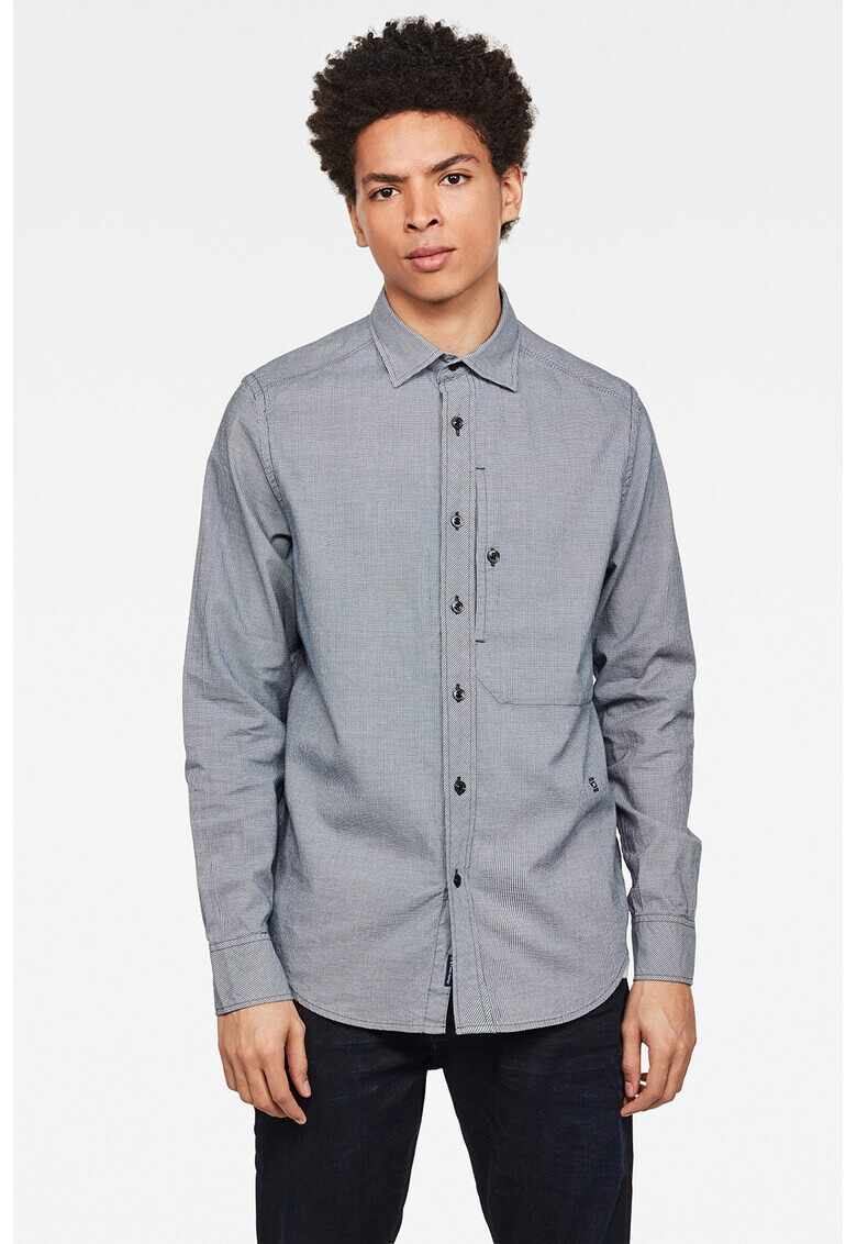 G-Star RAW Риза Stalt с пепит - Pepit.bg