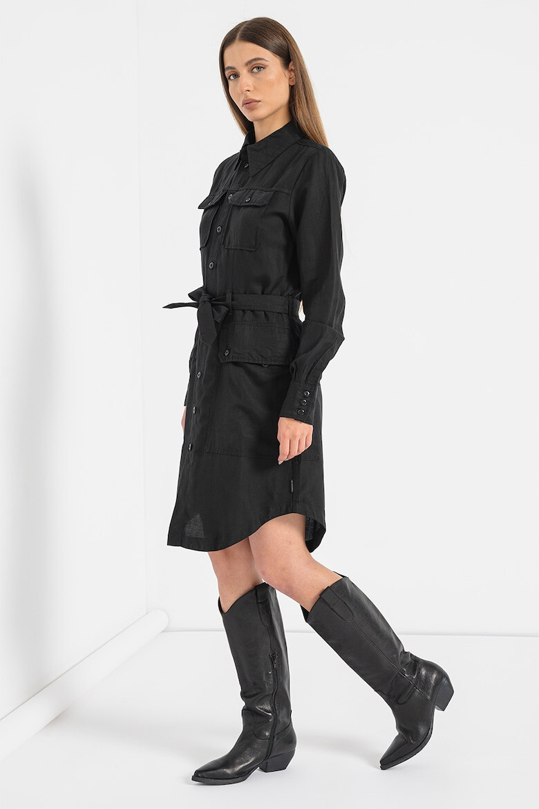 G-Star RAW Рокля тип риза с лен - Pepit.bg