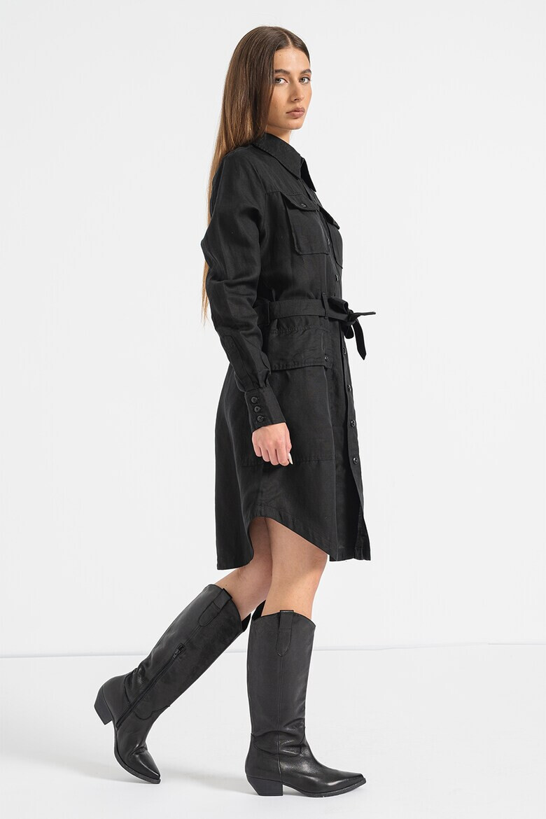 G-Star RAW Рокля тип риза с лен - Pepit.bg