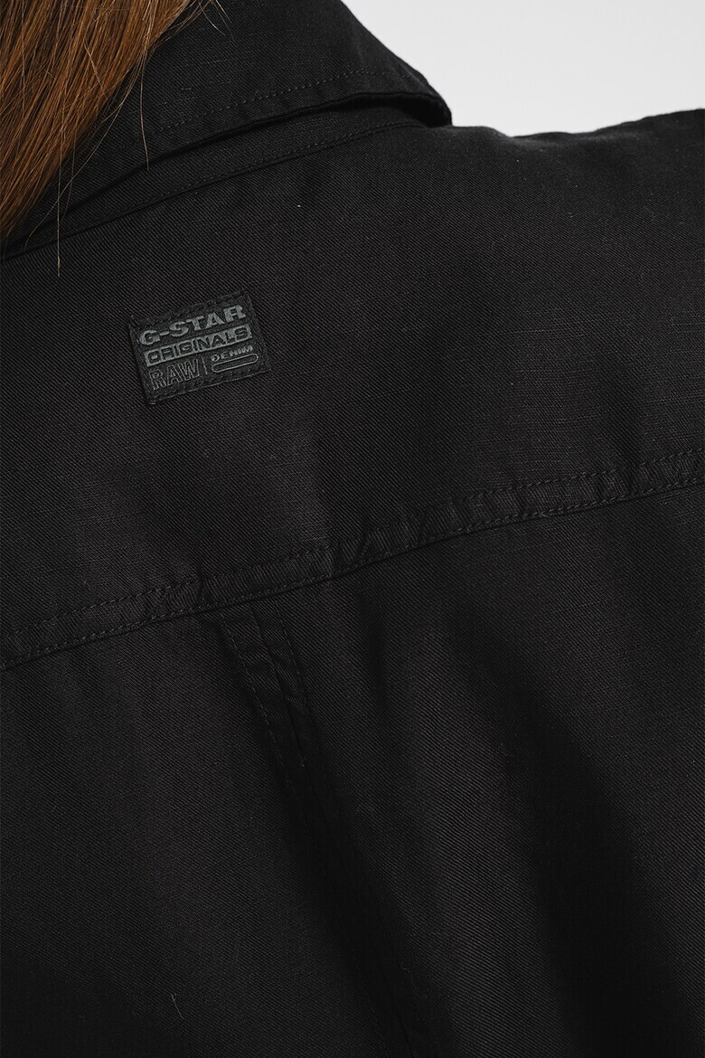 G-Star RAW Рокля тип риза с лен - Pepit.bg