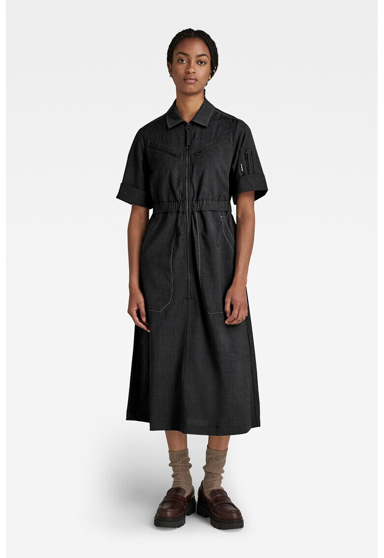 G-Star RAW Рокля тип риза с вълна - Pepit.bg