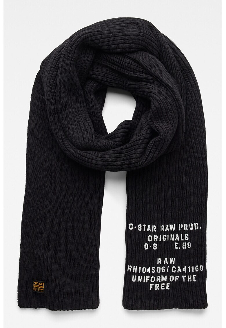 G-Star RAW Шал с надписи - Pepit.bg