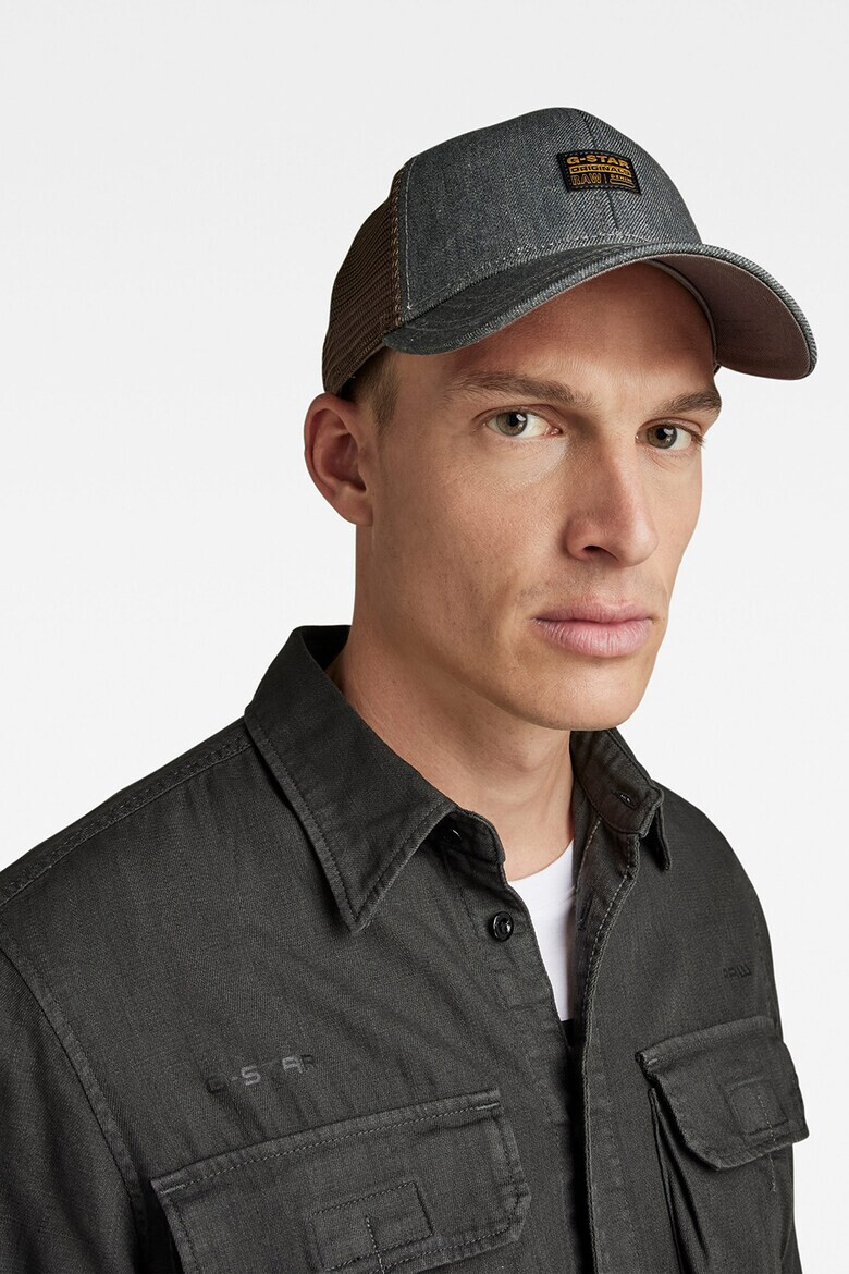 G-Star RAW Шапка с мрежест панел - Pepit.bg