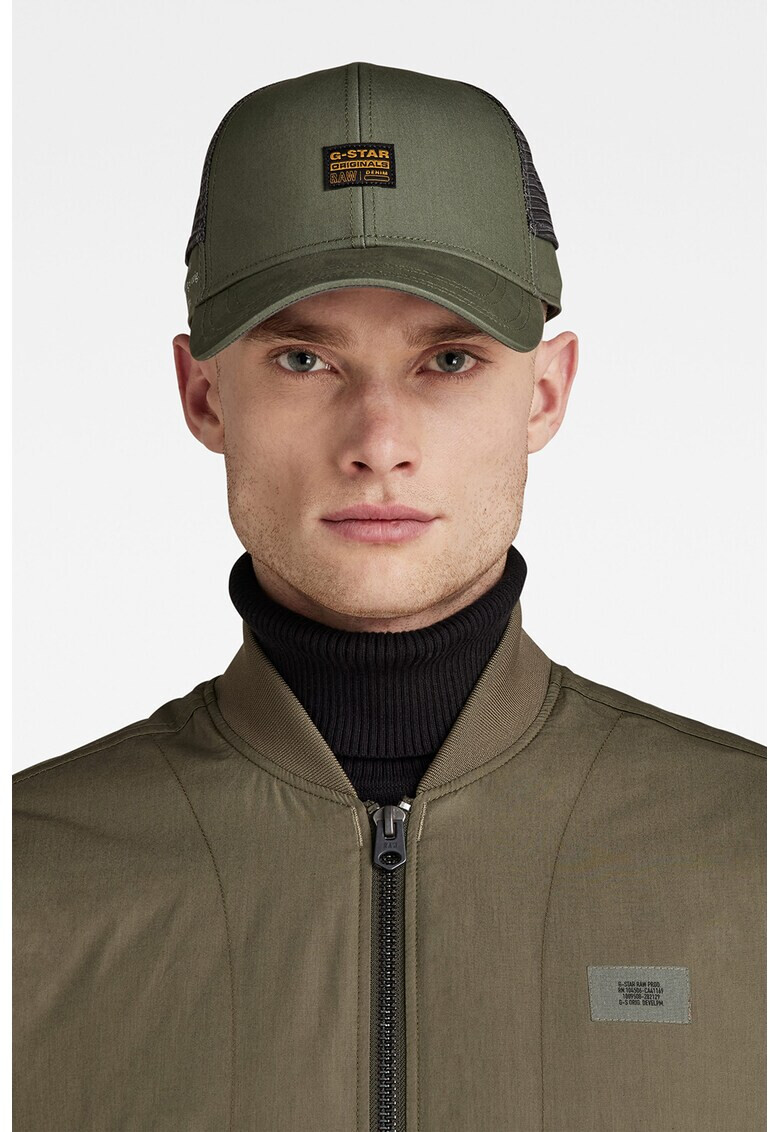 G-Star RAW Шапка с мрежест панел - Pepit.bg