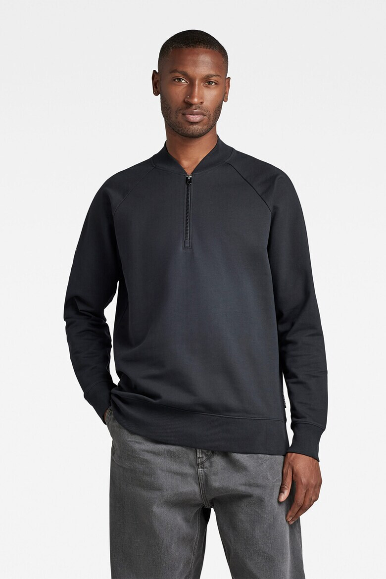 G-Star RAW Суитшърт бомбър с къс цип - Pepit.bg