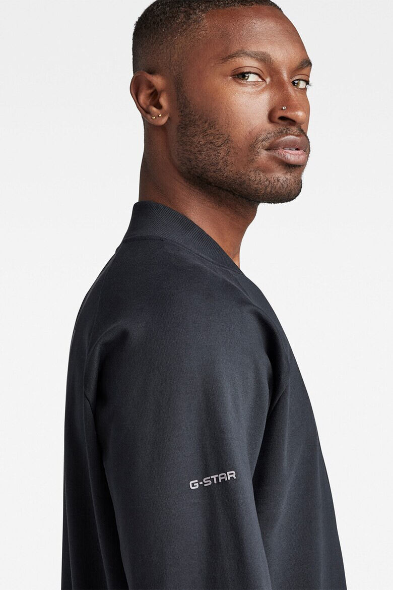 G-Star RAW Суитшърт бомбър с къс цип - Pepit.bg