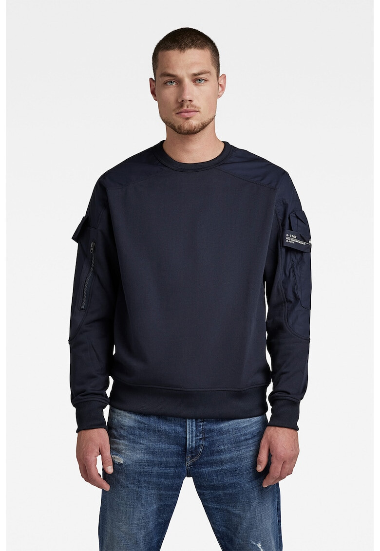G-Star RAW Суитшърт Container с овално деколте - Pepit.bg
