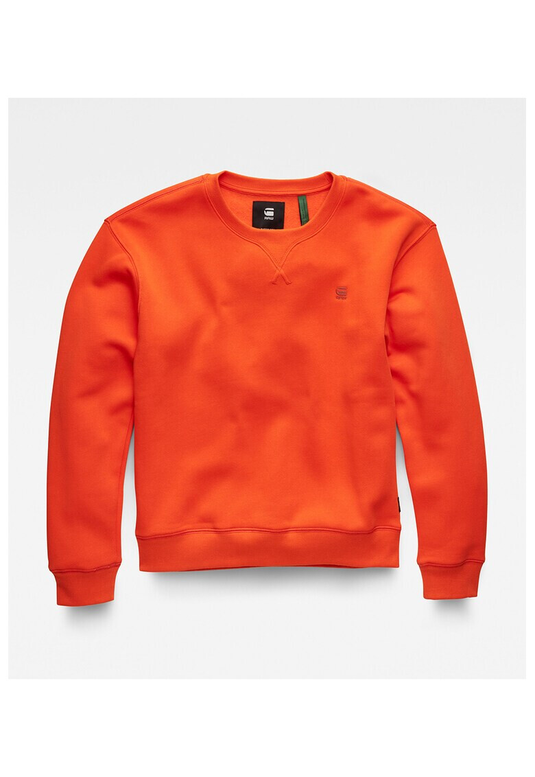 G-Star RAW Суитшърт Premium Core с овално деколте - Pepit.bg
