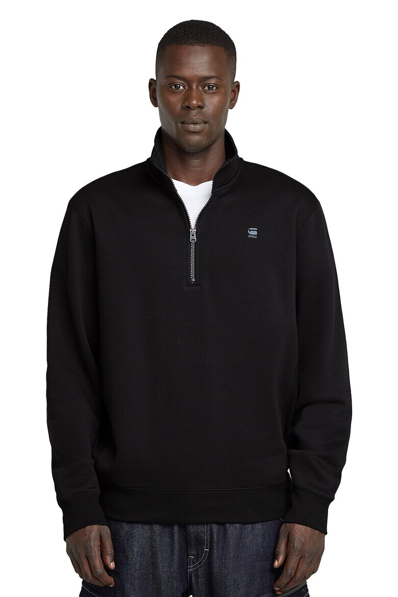 G-Star RAW RAW Суитшърт Premium Core с къс цип - Pepit.bg