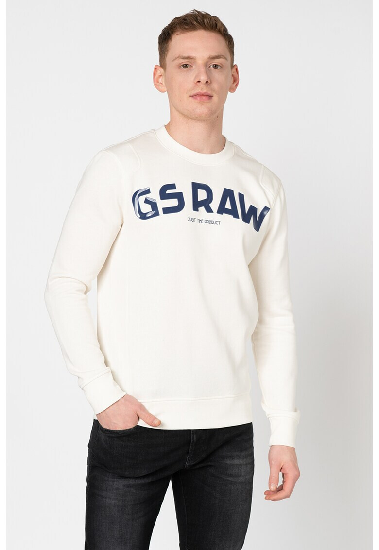 G-Star RAW Суитшърт с гумирано лого - Pepit.bg