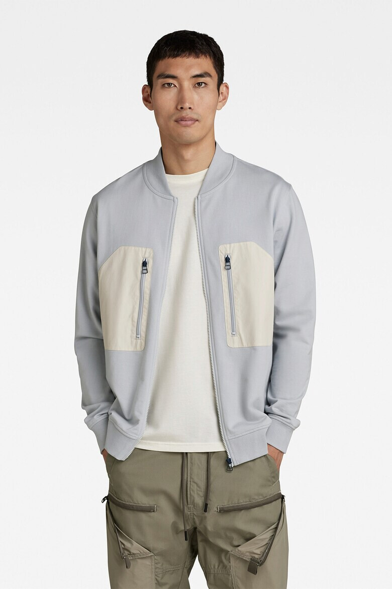 G-Star RAW Суитшърт тип бомбър Tweeter с цип - Pepit.bg