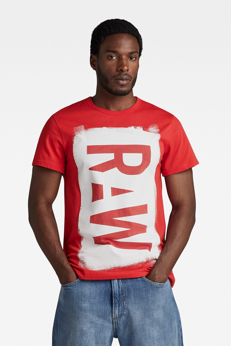 G-Star RAW Тениска Graphic STM 4 с лого - Pepit.bg
