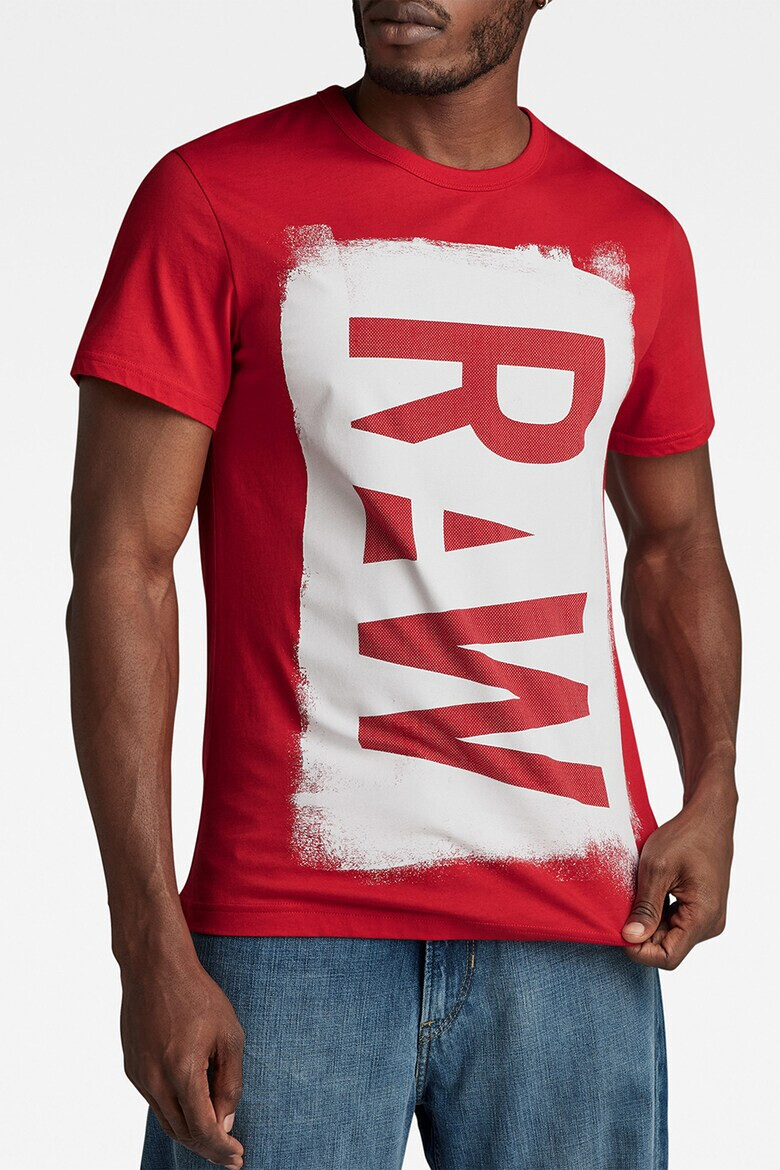 G-Star RAW Тениска Graphic STM 4 с лого - Pepit.bg