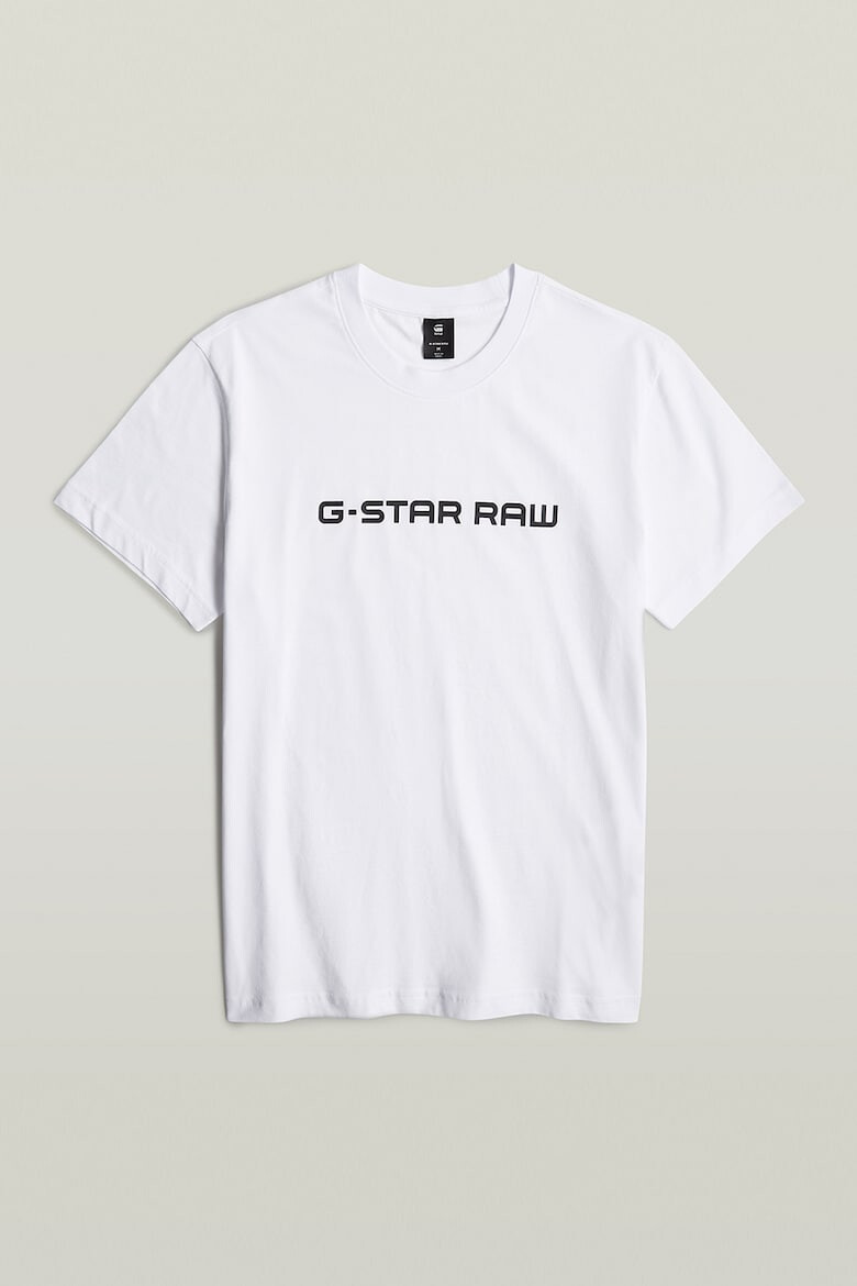 G-STAR RAW - Тениска от органичен памук с овално деколте - Pepit.bg