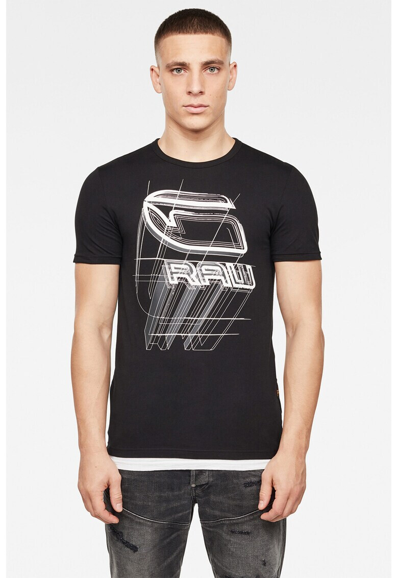 G-Star RAW Тениска Perspective с лого - Pepit.bg