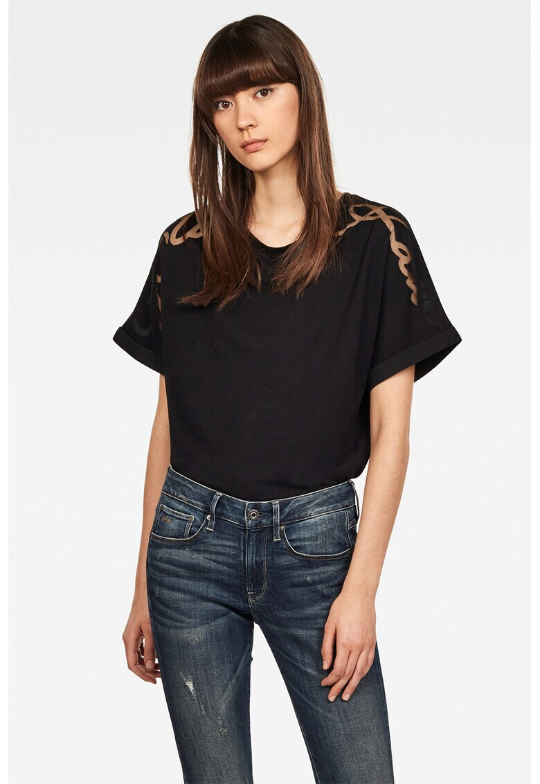 G-Star RAW Тениска с отвори - Pepit.bg