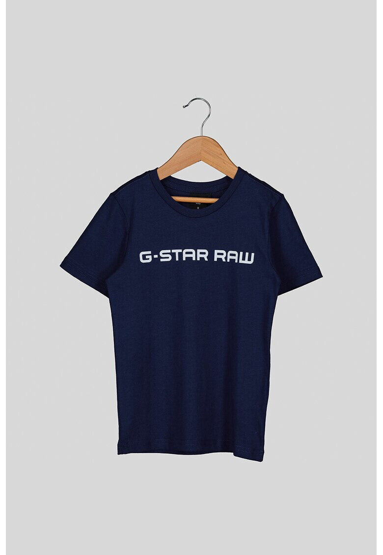 G-Star RAW Тениска с овално деколте и лого - Pepit.bg