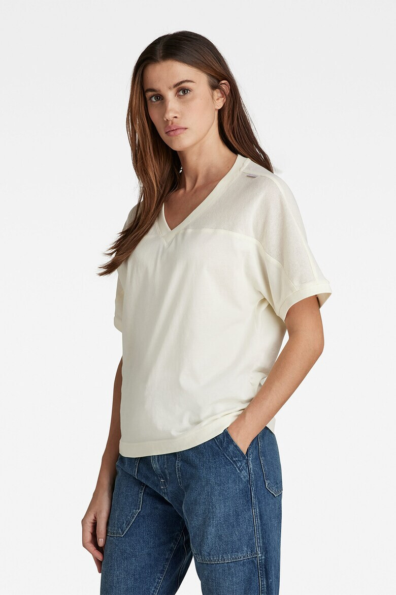 G-Star RAW Тениска с шпиц деколте - Pepit.bg