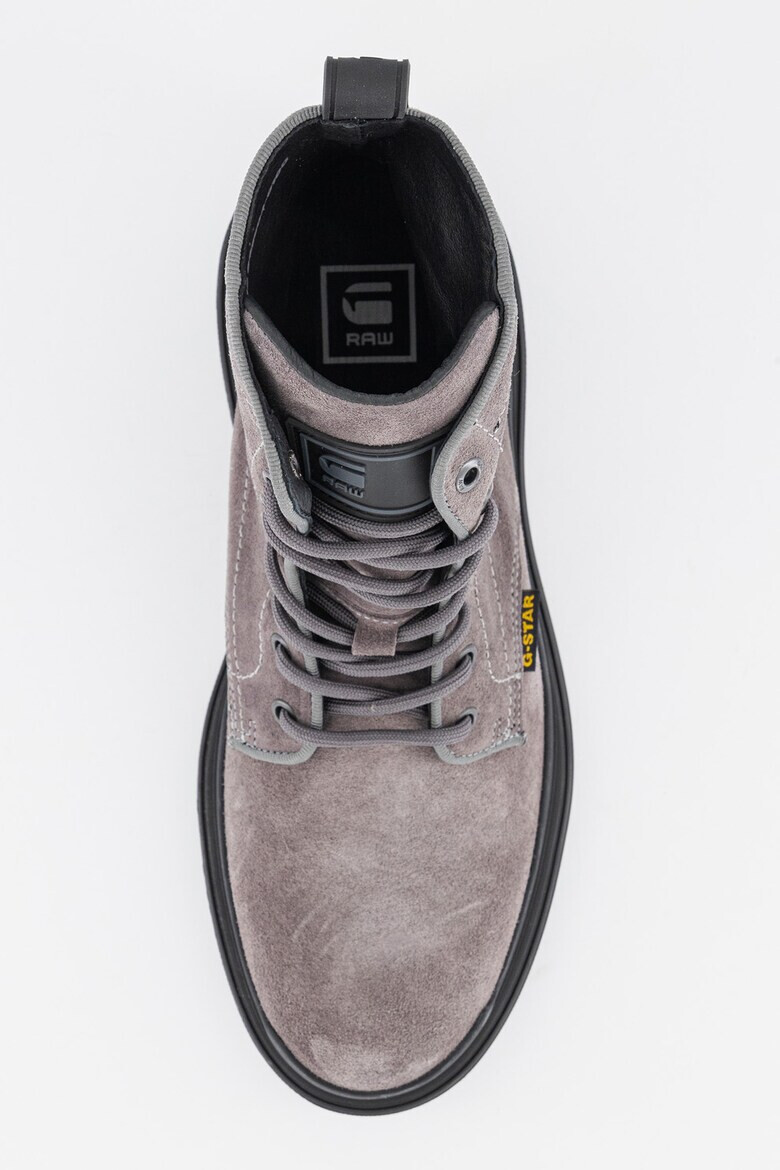 G-Star RAW Велурени боти с връзки - Pepit.bg