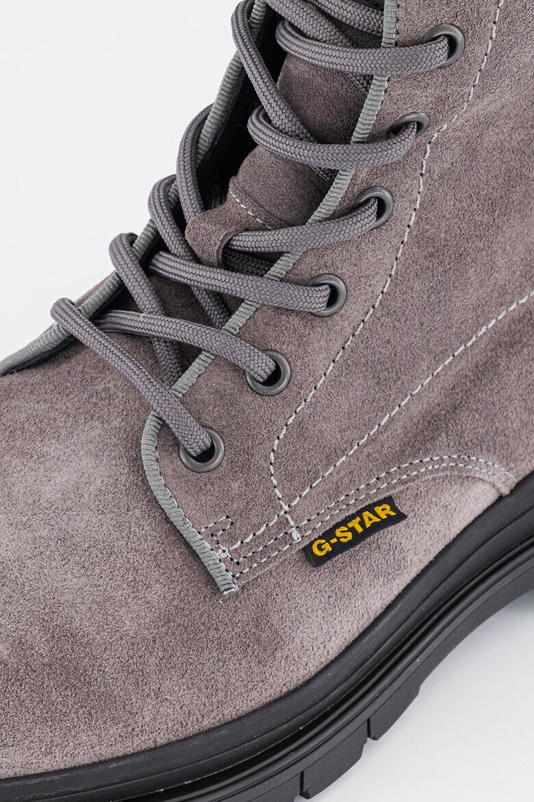 G-Star RAW Велурени боти с връзки - Pepit.bg