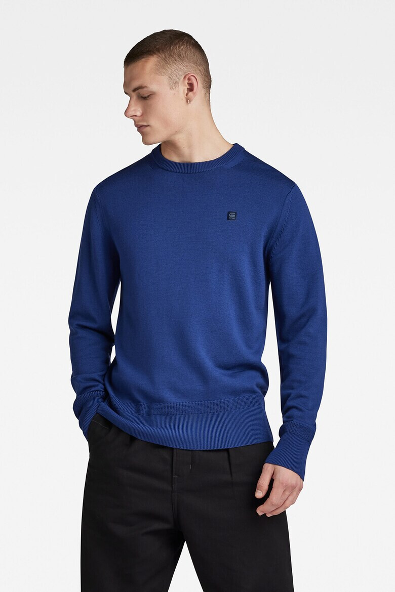 G-Star RAW Вълнен пуловер Premium Core - Pepit.bg