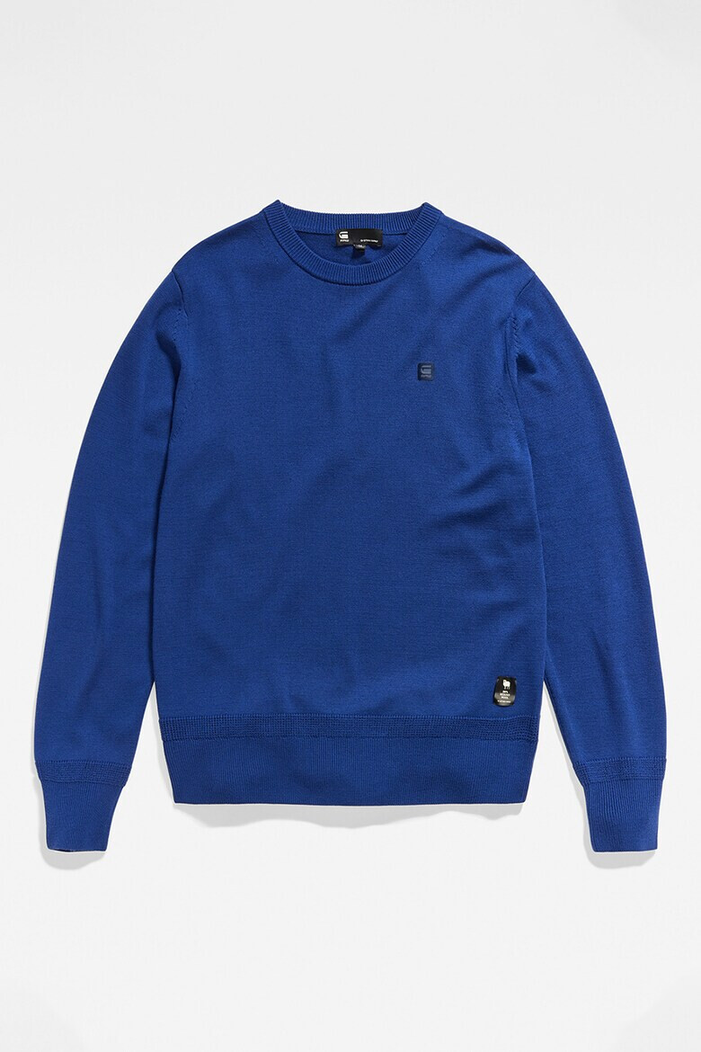 G-Star RAW Вълнен пуловер Premium Core - Pepit.bg