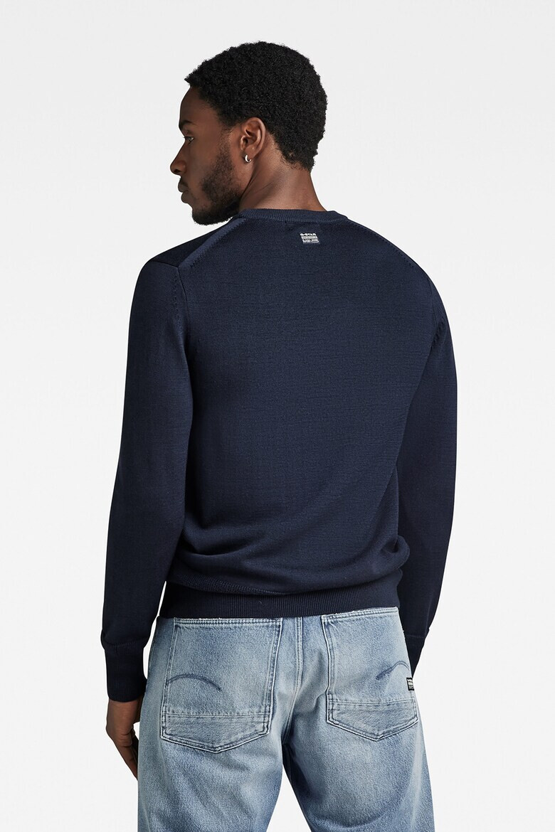 G-Star RAW Вълнен пуловер Premium Core - Pepit.bg