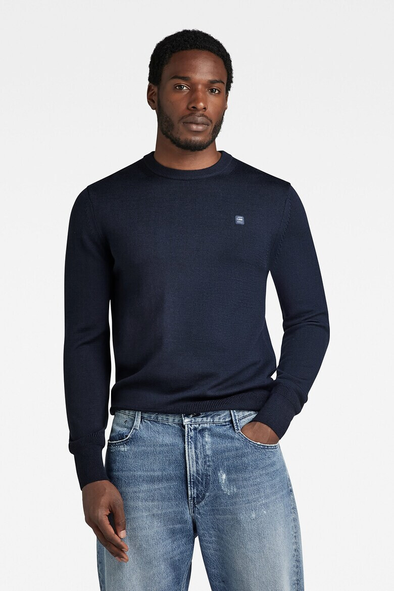 G-Star RAW Вълнен пуловер Premium Core - Pepit.bg