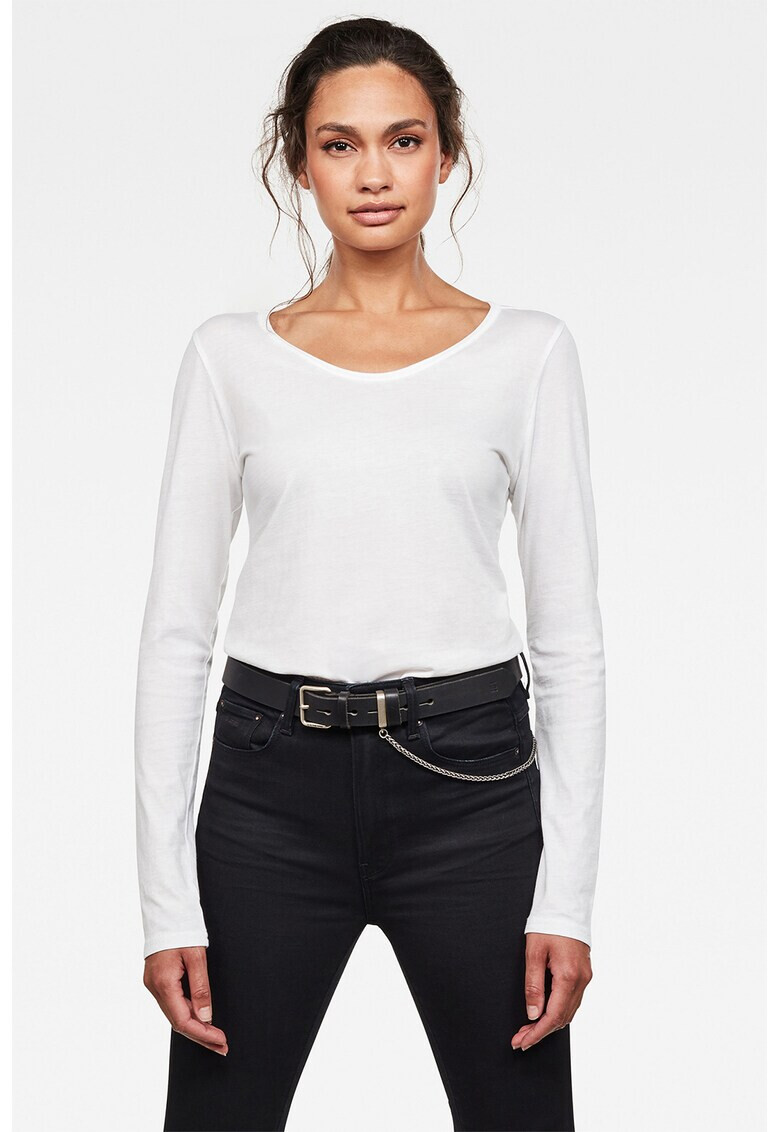 G-Star RAW Вталена блуза с лого - Pepit.bg