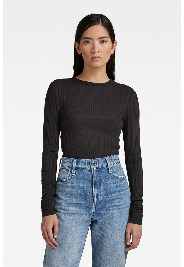 G-Star RAW Вталена блуза с рипс - Pepit.bg