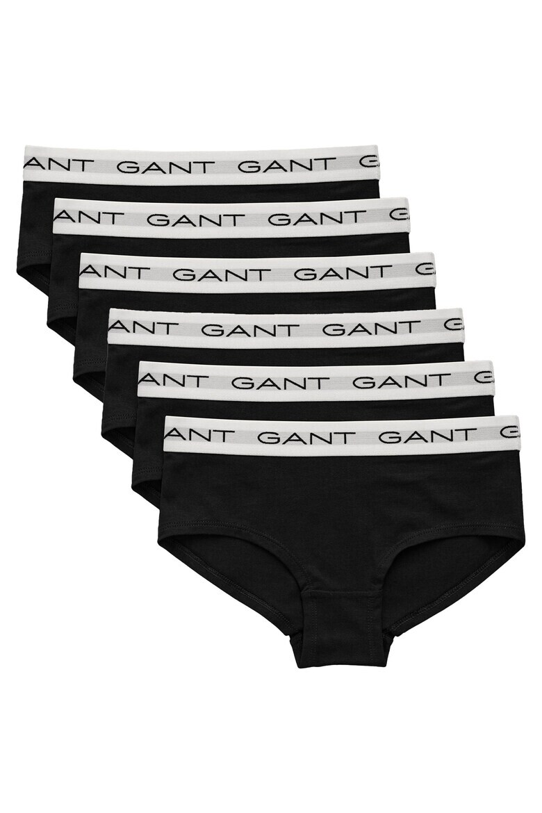 Gant Бикини хипстър - 6 чифта - Черен - Pepit.bg