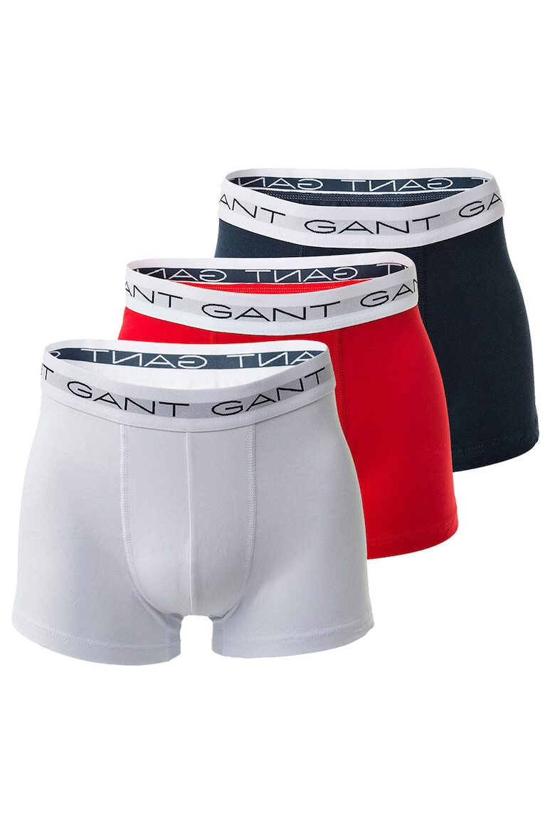 Gant Боксерки с лого - 3 чифта - Многоцветен - Pepit.bg
