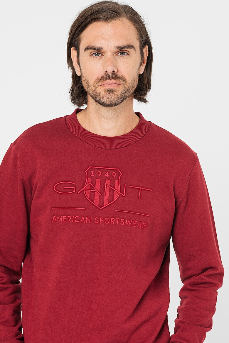 Gant Памучен суитшърт Tonal Shield - Pepit.bg
