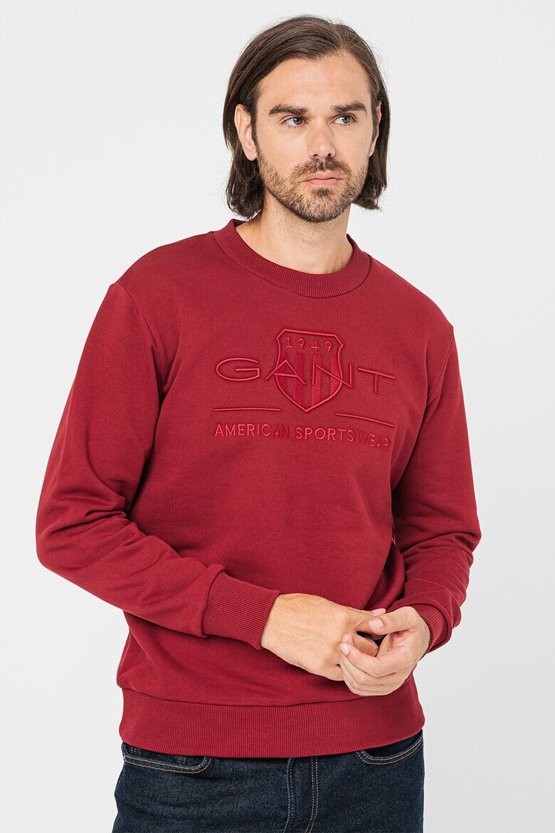 Gant Памучен суитшърт Tonal Shield - Pepit.bg
