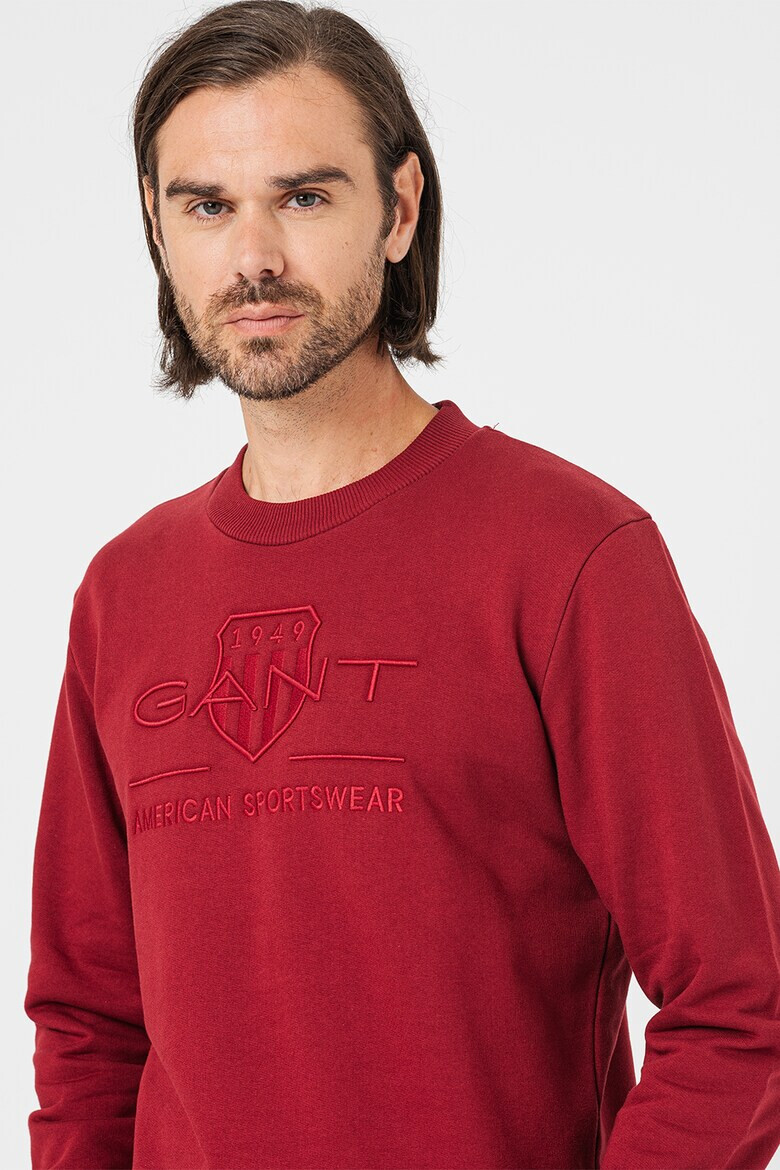 Gant Памучен суитшърт Tonal Shield - Pepit.bg