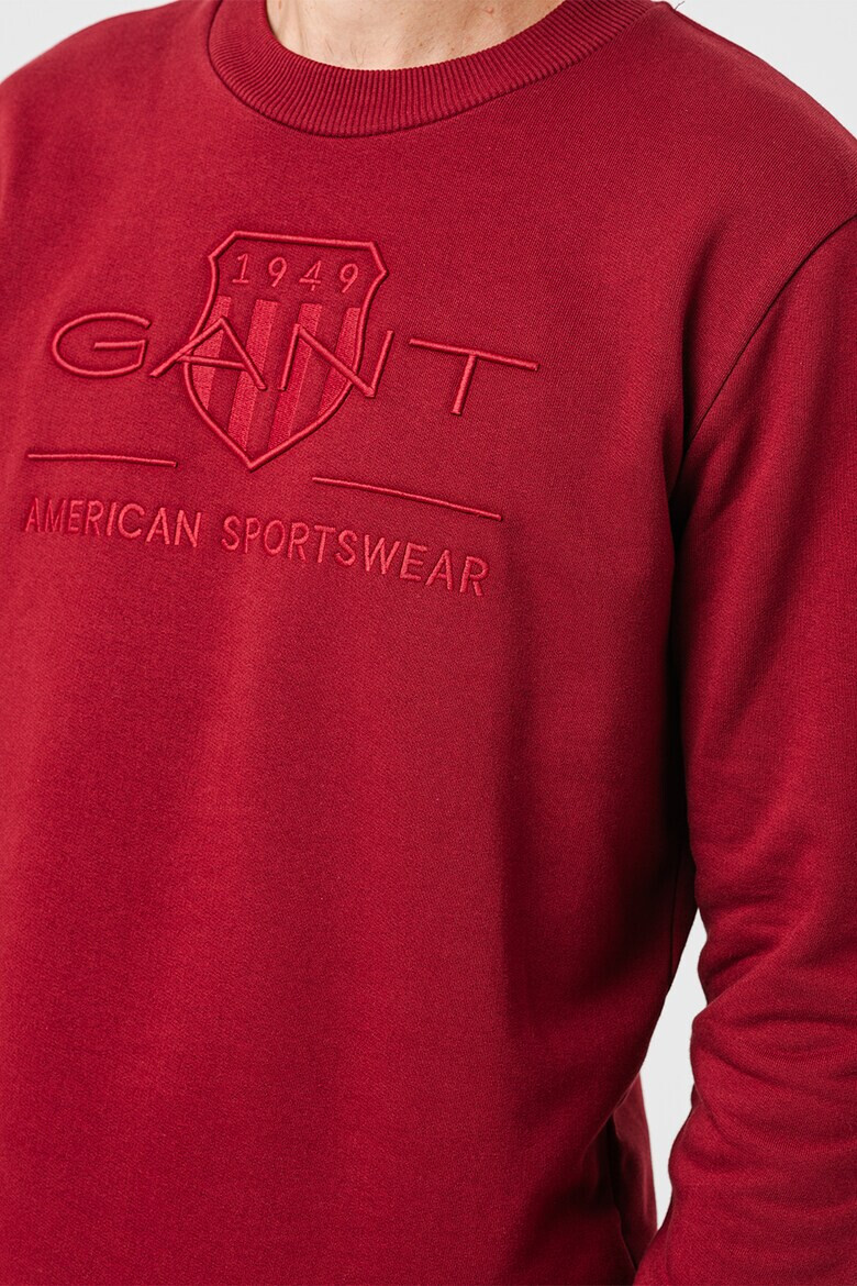 Gant Памучен суитшърт Tonal Shield - Pepit.bg