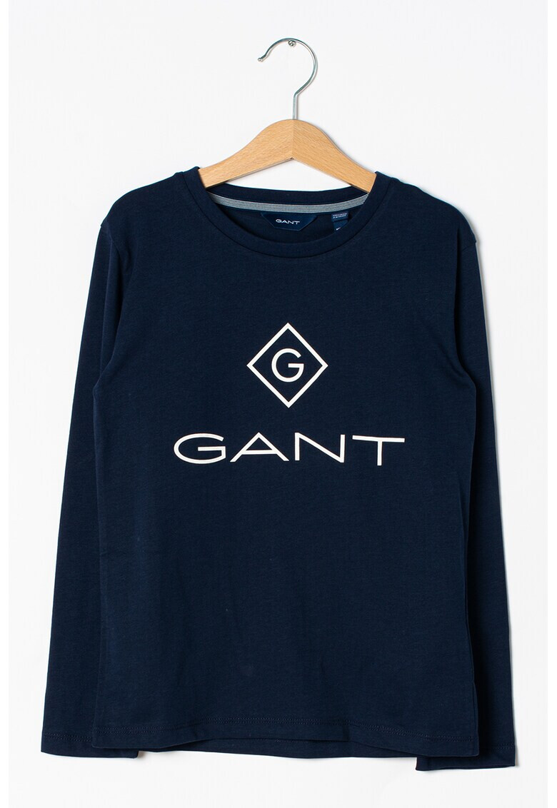 Gant Памучна блуза с лого - Pepit.bg