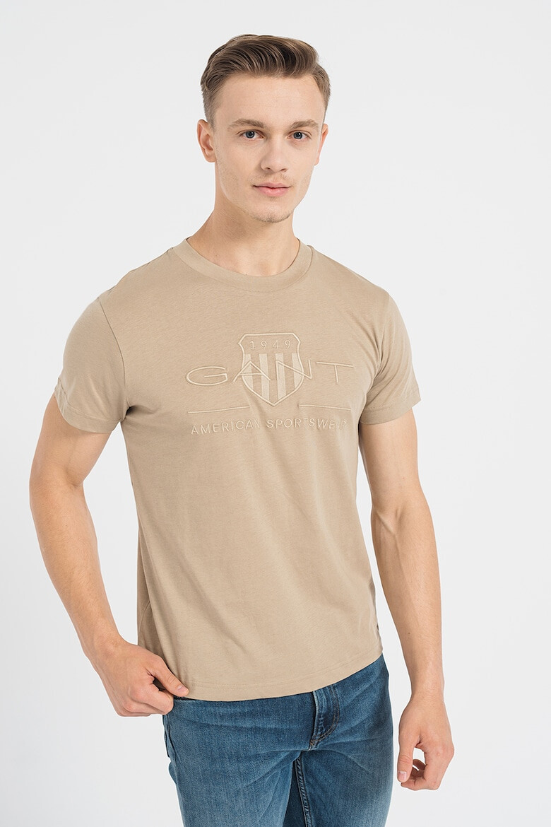 Gant Памучна тениска Archive Shield - Pepit.bg