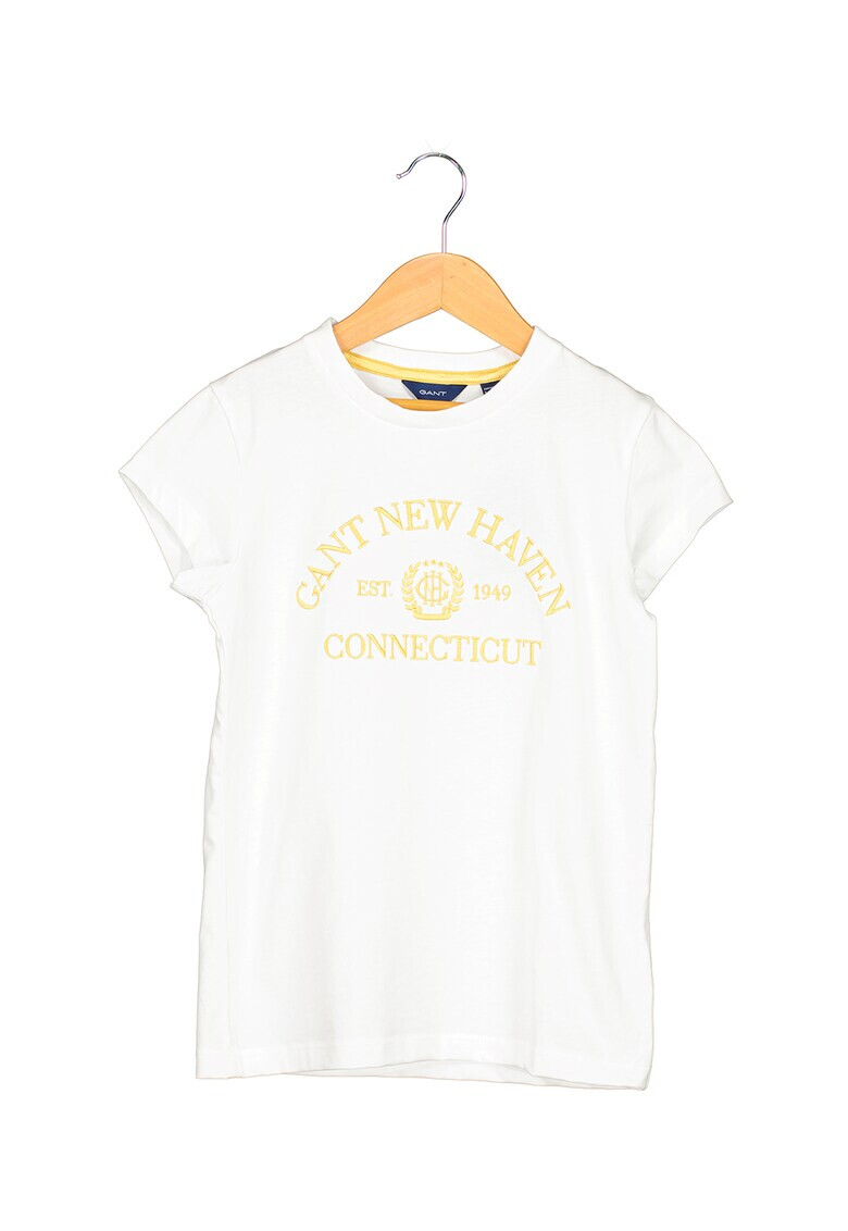 Gant Памучна тениска с лого - Pepit.bg